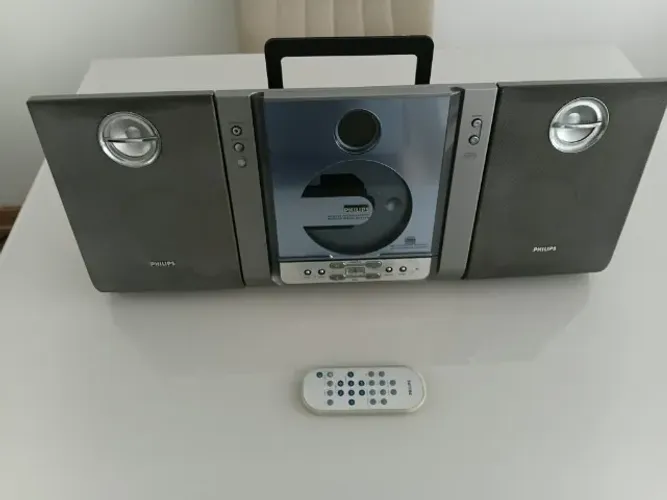 Micro System Philips MC235 Vertical com Controle (Leia a Descrição / Com Defeito)