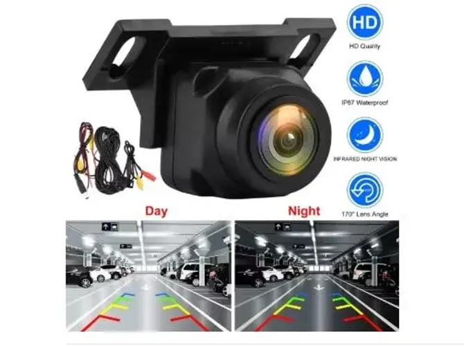 Câmera Automotiva  Visão Traseira Do Carro 1080p 170 ° Visão Noturna  Arduino COD-AP206  