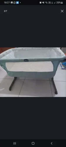 Berço Moisés de acoplar ao lado da cama