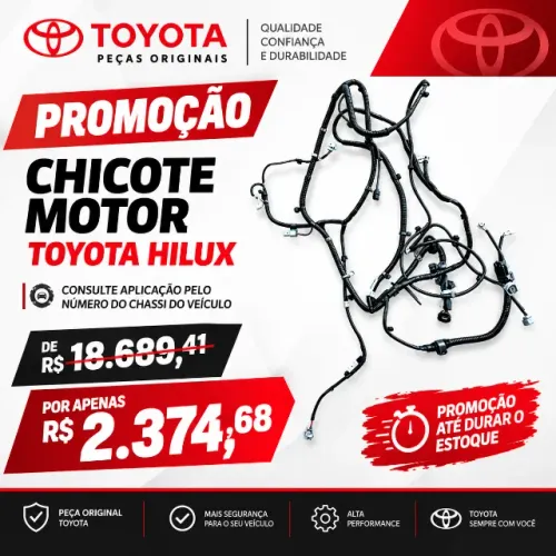 Chicote Motor Original Toyota Hilux