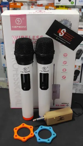 Microfone duplo sem fio - Store World 