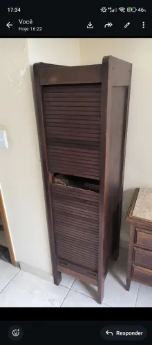 Sapateira porta de correr estilo tambour/rolô reparo