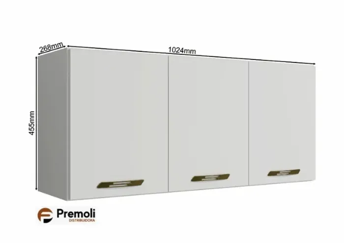 Aereo 3 Portas Cor Branco Premoli