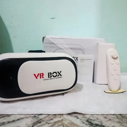 Óculos de Realidade Virtual VR BOX + Controle Bluetooth.