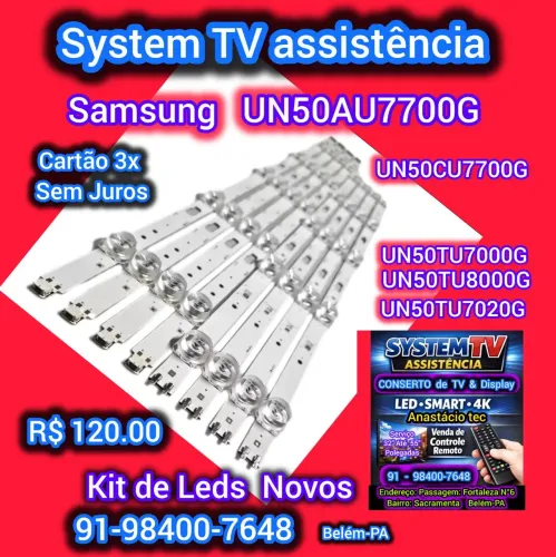 Kit de Leds UN50AU7700G Samsung