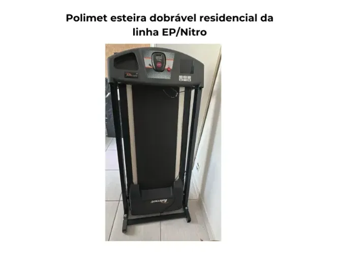Polimet esteira dobrável residencial da linha EP/Nitro