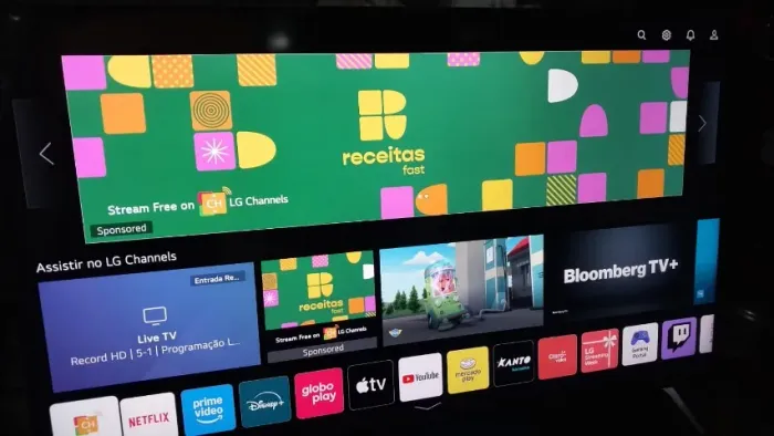 Smart Tv 50 4k Lg Inteligencia Artificial Alexa Comando de Voz no Controle Bordas Infinita