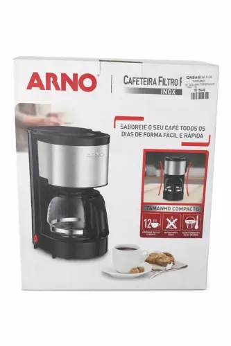 Vendo cafeteira elétrica Arno nova na caixa, 110v... Valor 125,00