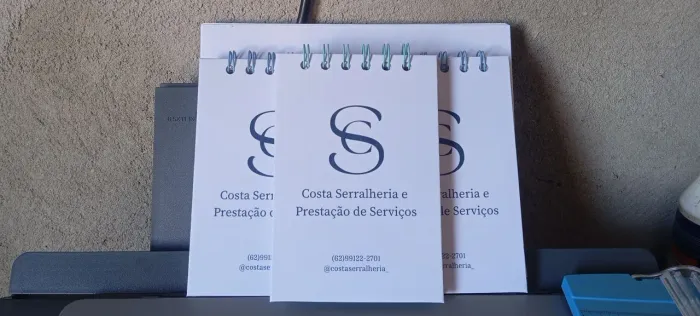 Bloco de anotações personalizado