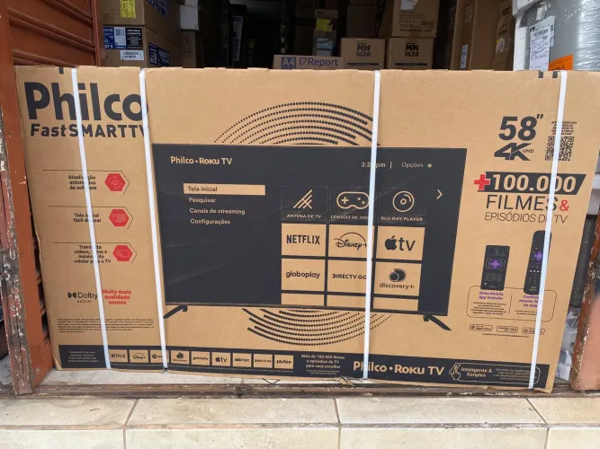 TV 58P PHILCO LED SMART ROCKU 4K DOLBY AUDIO TV58G70R2CSGBL