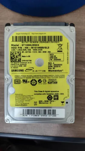 HD Seagate Samsung 1TB
