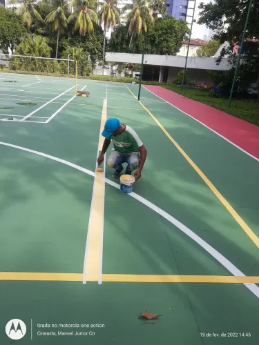 Pintura de QUADRA E ESTACIONAMENTO