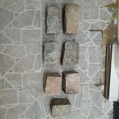 Paralelepípedos de granito para ornamentação 