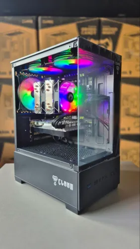 PC GAMER Intel Xeon 2680 V4 RX 580 8GB 8GB DDR4 SSD NVMe M.2 256GB