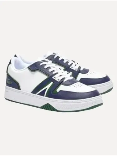 Tênis de couro Lacoste com contraste L001 muito novo , poucas vezes usado 