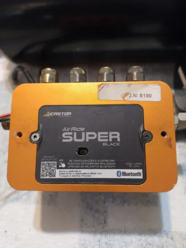Suspensão a Ar Castor Air Ride Super Black com Bluetooth