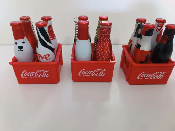Mine garrafinha colecionável coca cola