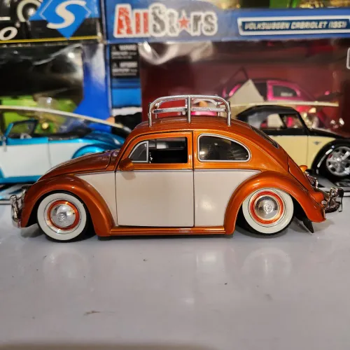 Fusca Miniatura Jada DUBCity OldSkool Orange 1959
