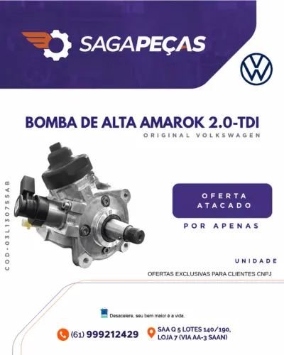 BOMBA DE ALTA AMAROK 2.0 TDI ORIGINAL VOLKSWAGEN