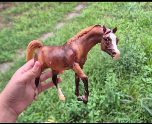 Cavalo De Brinquedo Breyer Arabian Chestnut Sagr