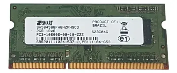 Memória 2Gb DDR3 SMART para Notebook - Modelo: SH564568FH8NZPHSCG
