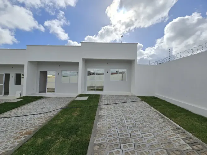 Vende-se casa nova em condomínio fechado 50m² 2 quartos em Nova Esperança - Parnamirim - R