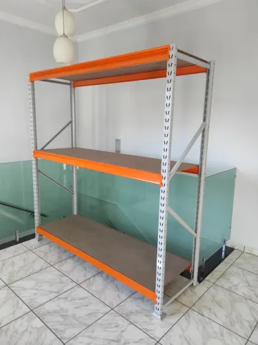 Míni porta paletes c/ 3 pisos