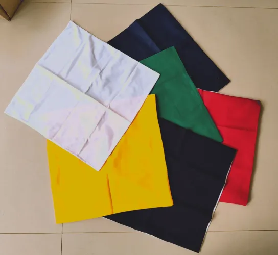 Kit com 10 capas de almofadas 40 x 40cm (podem ser sublimadas), diversas cores.