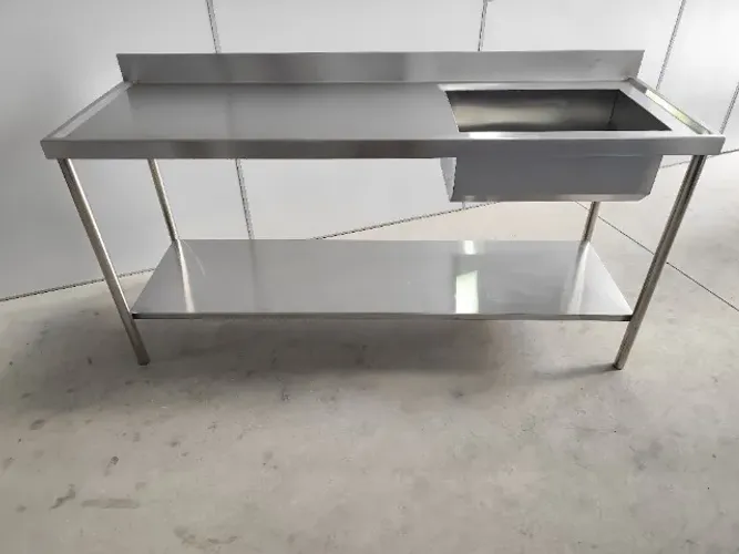 Pia inox 1 bojo 0,90×0,60×0,90 prateleira (50×40×25) ? R$ 1.980,00