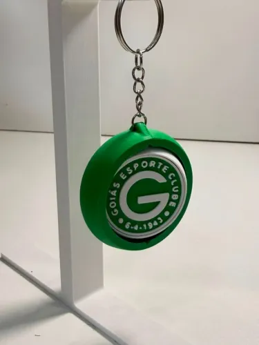 Chaveiro Giratorio - Time Goiás Esporte Clube - Em 3d