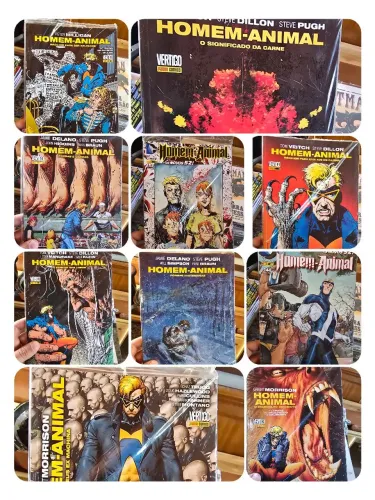 Coleção HQs Homem-Animal (Vertigo/Panini) - 10 Volumes