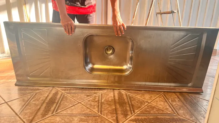 Pia de inox