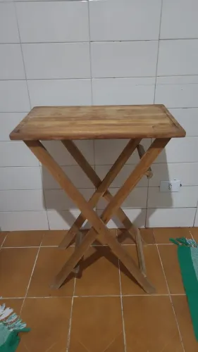 USADO Mesinha para churrasco transportável