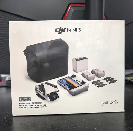 DRONE DJI MINI 3 FLY MORE PLUS COMBO LACRADO PRONTA ENTREGA!