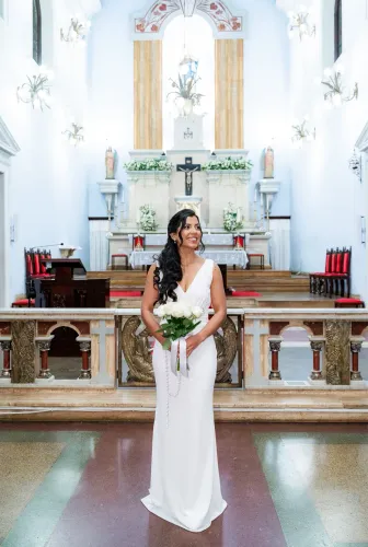 Vestido de Noiva Koji Store Tamanho P?