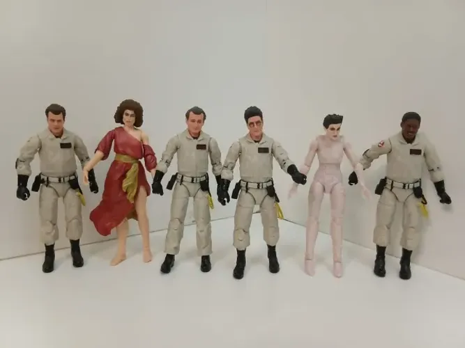 GHOSTBUSTERS - ACTION FIGURE - 6 PERSONAGENS - PLASMA SERIES