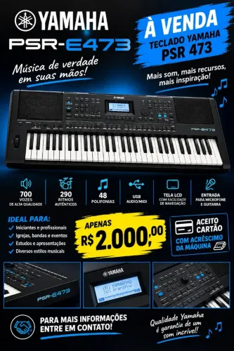 Teclado Yamaha PSRE 473