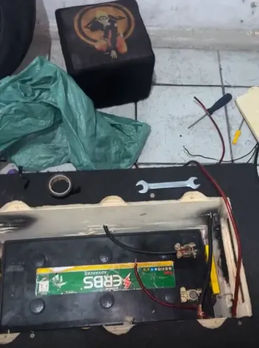 Bateria de 150 amperes 2025 com rack de bateria