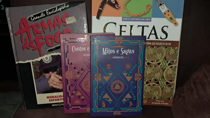 Combo livros nórdicos celtas e um esportivo  
