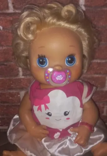 BABY ALIVE MEU LINDO BEBÊ, BONECA LINDA E SUPER CONSERVADA!