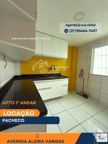 Excelente Apartamento com 2 quartos sendo 1 suíte em Pacheco - São Gonçalo - RJ