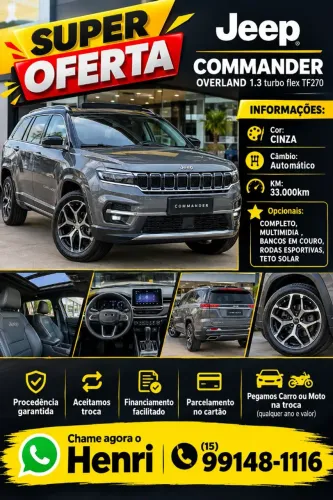 Jeep Commander Overland T270 1.3 TB Flex AUT 2025