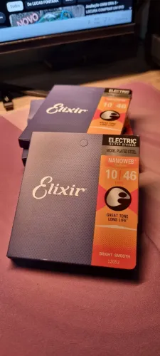 Encordoamento Elixir Nanoweb Coating 0.10