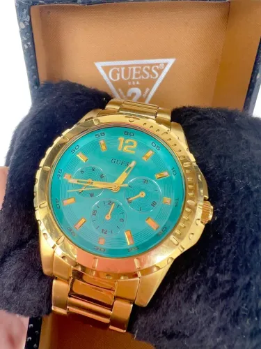 Relógio Guess Women's Fundo azul LUXO!