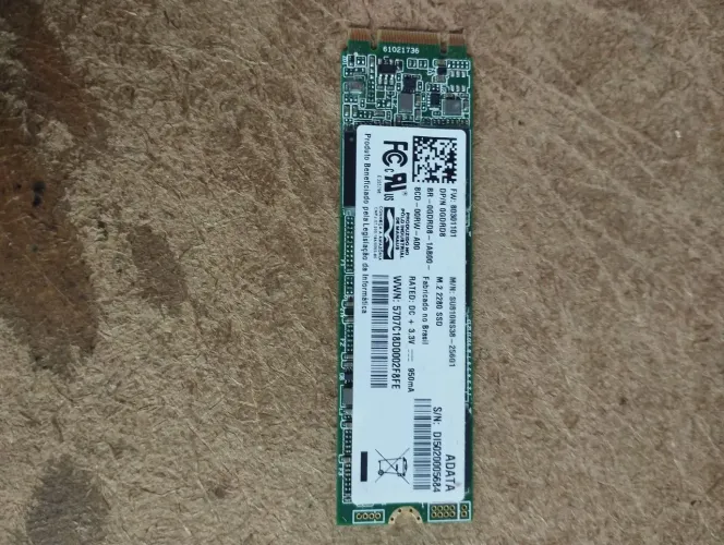 Nvme M2 SATA 256gb