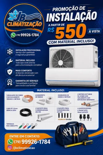 Instalação de ar-condicionado