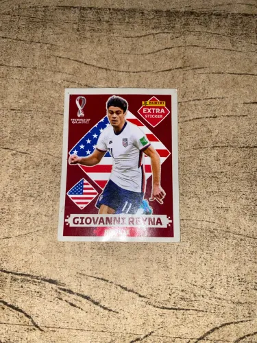 Figurinha extra sticker giovanny reyna de 2022