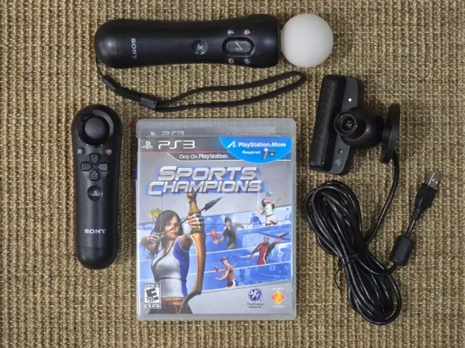 Kit PlayStation Move com jogo Sports Champions para PS3