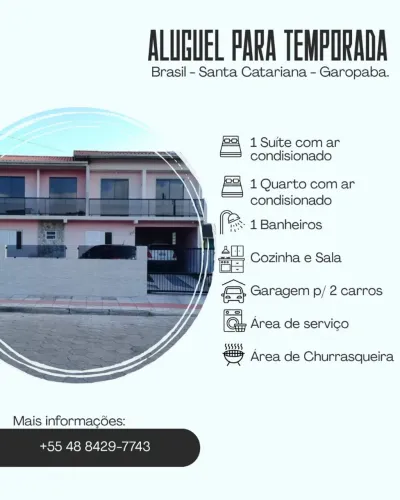 Aluguel de casa Garopaba sc - temporada