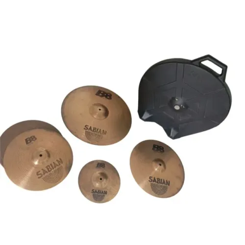 Kit De Pratos Sabian B8 5 Peças + Case Original (Usado)